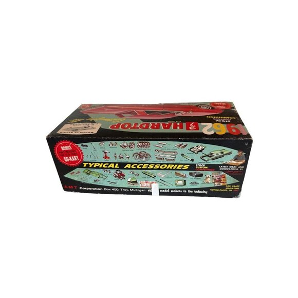 Rare 1962 Hardtop Customizing Kit With Engine  AMT Model Corporation  3 In 1  Vi - Picture 4 of 9